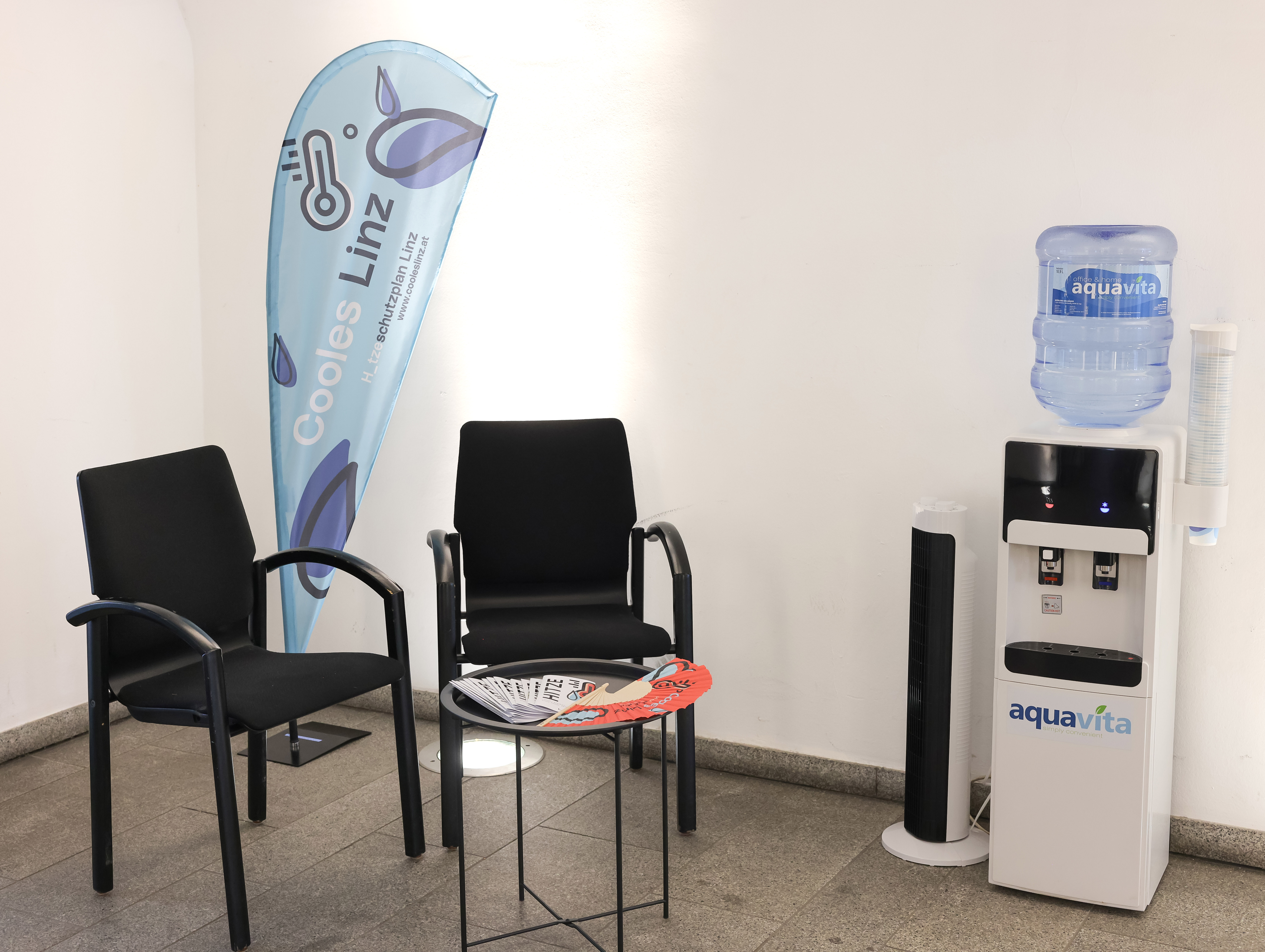 Ein Foto, dass den Standort der Aktion "Cooles Linz" im Alten Rathaus zeigt.